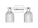 Arcadia Two Light Bath Vanity in Polished Chrome (405|716-2W-PC-G559-5CL)