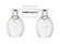 Arcadia Two Light Bath Vanity in Polished Chrome (405|716-2W-PC-G459-6CL)