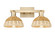 Arcadia Two Light Bath Vanity in Champagne Bronze (405|716-2W-CB-NBD2-75-NAT)