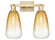 Arcadia Two Light Bath Vanity in Champagne Bronze (405|716-2W-CB-G480-6AM)