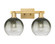 Arcadia Two Light Bath Vanity in Brushed Brass (405|716-2W-BB-G483-8SL)