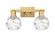 Arcadia Two Light Bath Vanity in Brushed Brass (405|716-2W-BB-G1213-6CL)