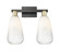 Arcadia Two Light Bath Vanity in Black Antique Brass (405|716-2W-BAB-G480-6OP)