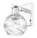 Arcadia One Light Wall Sconce in Polished Chrome (405|716-1W-PC-G1213-6CL)