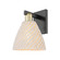 Arcadia One Light Wall Sconce in Black Antique Brass (405|716-1W-BAB-NBD-75-NAT)