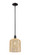 Arcadia One Light Mini Pendant in Matte Black (405|716-1S-BK-G559-8ME)
