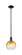 Arcadia One Light Mini Pendant in Matte Black (405|716-1S-BK-G483-8AM)