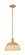 Arcadia One Light Mini Pendant in Brushed Brass (405|716-1S-BB-NBD2-12-NAT)