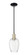 Arcadia One Light Mini Pendant in Black Antique Brass (405|716-1S-BAB-G457-6CL)