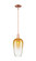 Arcadia One Light Mini Pendant in Antique Copper (405|716-1S-AC-G484-7AM)