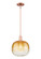 Arcadia One Light Mini Pendant in Antique Copper (405|716-1S-AC-G481-10AM)