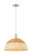 Arcadia One Light Mini Pendant in Brushed Satin Nickel (405|716-1P-SN-NBD2-16-NAT)