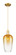 Arcadia One Light Mini Pendant in Satin Gold (405|716-1P-SG-G484-7AM)