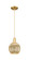 Arcadia One Light Mini Pendant in Satin Gold (405|716-1P-SG-G458-7ME)