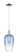 Arcadia One Light Mini Pendant in Polished Chrome (405|716-1P-PC-G484-7SB)