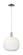 Arcadia One Light Mini Pendant in Polished Chrome (405|716-1P-PC-G481-10OP)