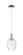 Arcadia One Light Mini Pendant in Polished Chrome (405|716-1P-PC-G459-6CL)
