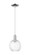 Arcadia One Light Mini Pendant in Polished Chrome (405|716-1P-PC-G458-7CL)