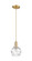 Arcadia One Light Mini Pendant in Champagne Bronze (405|716-1P-CB-G1213-6CL)