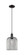 Arcadia One Light Mini Pendant in Matte Black (405|716-1P-BK-G559-8SM)