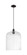 Arcadia One Light Mini Pendant in Matte Black (405|716-1P-BK-G559-12CL)