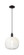 Arcadia One Light Mini Pendant in Matte Black (405|716-1P-BK-G481-10OP)