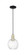 Arcadia One Light Pendant in Black Antique Brass (405|716-1P-BAB-G458-7CL)