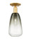 Arcadia One Light Semi-Flush Mount in Satin Gold (405|716-1C-SG-G480-6SL)