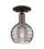 Arcadia One Light Semi-Flush Mount in Oil Rubbed Bronze (405|716-1C-OB-G1213-6SM)