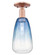 Arcadia One Light Semi-Flush Mount in Antique Copper (405|716-1C-AC-G480-6SB)
