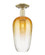 Arcadia One Light Semi-Flush Mount in Antique Brass (405|716-1C-AB-G484-7AM)
