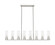 Downtown Urban Eight Light Linear Pendant in Satin Nickel (405|617-8I-SN-G617-8SDY)