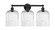 Edison Three Light Bath Vanity in Matte Black (405|616-3W-BK-G559-8SDY)