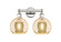 Edison Two Light Bath Vanity in Polished Nickel (405|616-2W-PN-G128-8)