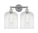 Edison Two Light Bath Vanity in Polished Chrome (405|616-2W-PC-G559-8CL)