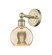 Edison One Light Wall Sconce in Antique Brass (405|616-1W-AB-G128-6)