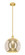 Edison One Light Pendant in Satin Gold (405|616-1S-SG-G128-14)