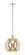 Edison One Light Pendant in Polished Chrome (405|616-1S-PC-G128-14)