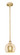 Edison One Light Mini Pendant in Brushed Brass (405|616-1S-BB-G128-8)