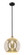 Edison One Light Pendant in Black Antique Brass (405|616-1S-BAB-G128-14)