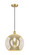 Edison One Light Mini Pendant in Satin Gold (405|616-1P-SG-G128-12)