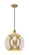 Edison One Light Pendant in Brushed Brass (405|616-1P-BB-G128-14)