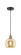 Edison One Light Mini Pendant in Black Antique Brass (405|616-1P-BAB-G128-8)