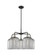 Ballston Five Light Chandelier in Black Antique Brass (405|516-5CR-BAB-G559-8SM)