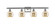 Ballston Four Light Bath Vanity in Brushed Satin Nickel (405|516-4W-SN-G128-6)