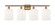 Ballston Four Light Bath Vanity in Brushed Brass (405|516-4W-BB-G559-8GWH)