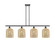 Ballston Four Light Island Pendant in Oil Rubbed Bronze (405|516-4I-OB-G559-8ME)