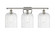Ballston Three Light Bath Vanity in Polished Nickel (405|516-3W-PN-G559-8SDY)