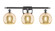 Ballston Three Light Bath Vanity in Polished Chrome (405|516-3W-PC-G128-8)