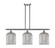 Ballston Three Light Island Pendant in Brushed Satin Nickel (405|516-3I-SN-G559-8SM)